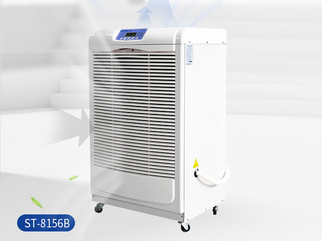 工业除湿机 ST-8156B工业除湿机抽湿机 除湿量156L/D 地下室除湿器别墅仓库大面积空气去湿机 